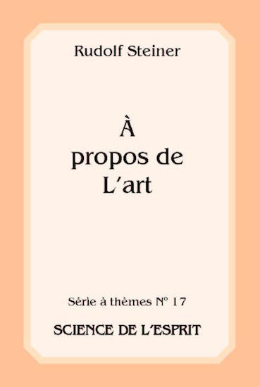 À propos de l'art