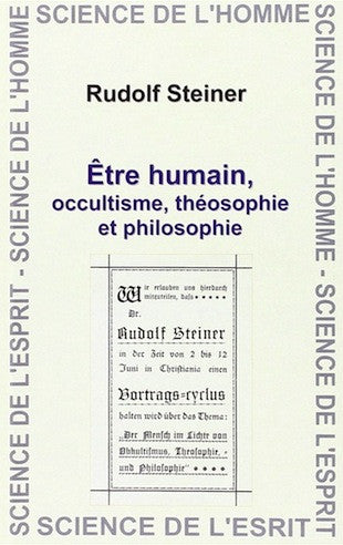 Être humain, occultisme, théosophie et philosophie