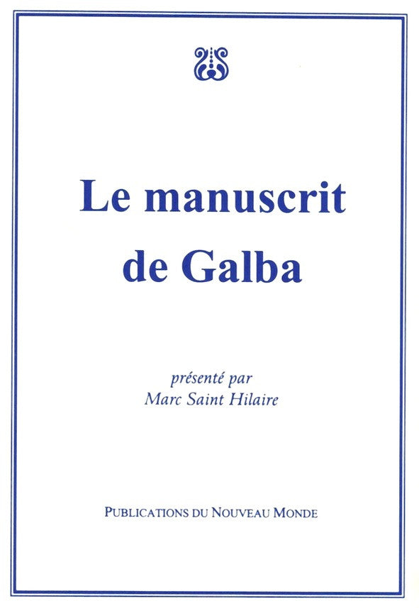 Le manuscrit de Galba