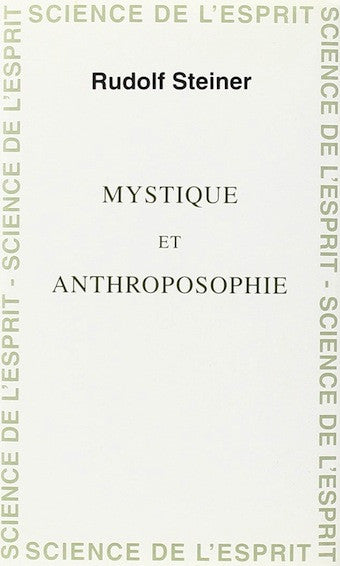 Mystique et anthroposophie
