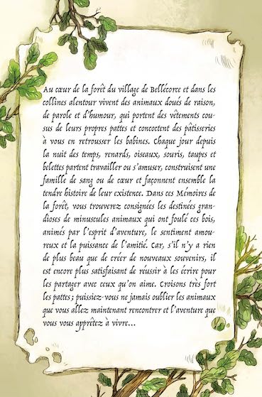 Mémoires de la forêt - Tome 1 - Les Souvenirs de Ferdinand Taupe