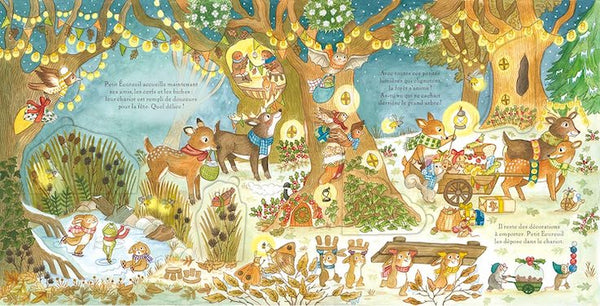Petit écureuil fête l'automne