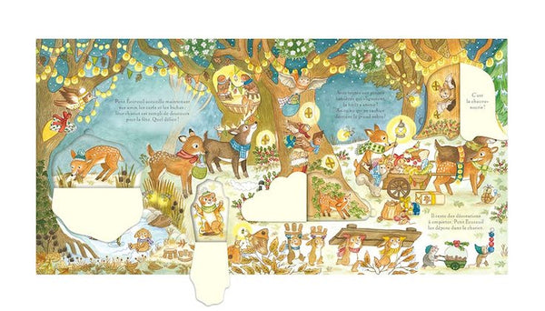 Petit écureuil fête l'automne