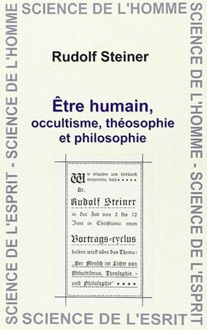 Être humain, occultisme, théosophie et philosophie