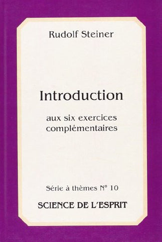 Introduction aux six exercices complémentaires
