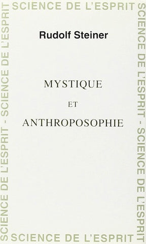 Mystique et anthroposophie