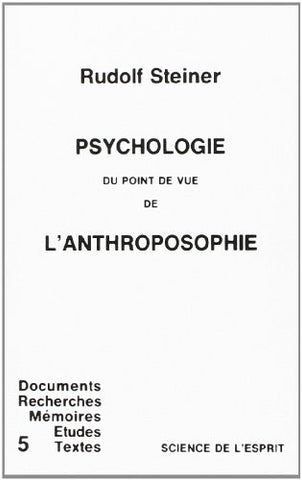 Psychologie du point de vue de l'anthroposophie