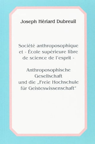 Société anthroposophique et école supérieure libre de science de l'esprit